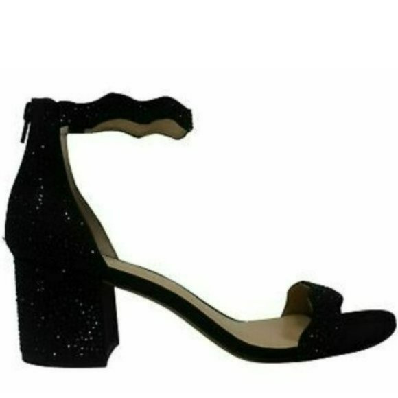 INC International Concepts Hadwin Scallop Block Heel Sandals-9 - Picture 5 of 7